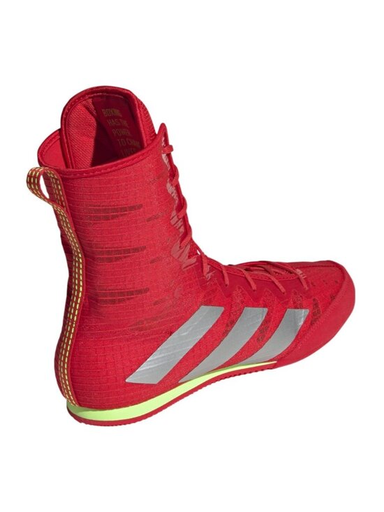 adidas Box Hog 4 – Unisex Boxing Shoes Scarlet Silver JP9846 NEW main image 5